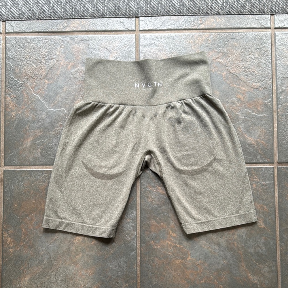 NVGTN Sage Green Biker Shorts